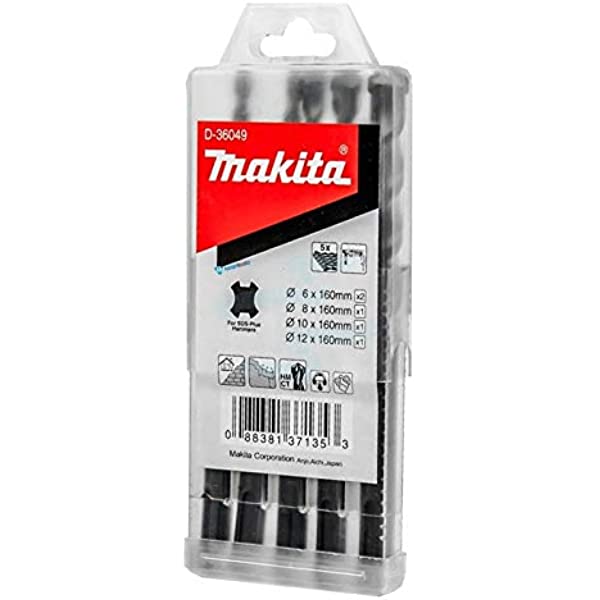 Makita D-36049 SDS Plus fúrófej készlet 5 darabos