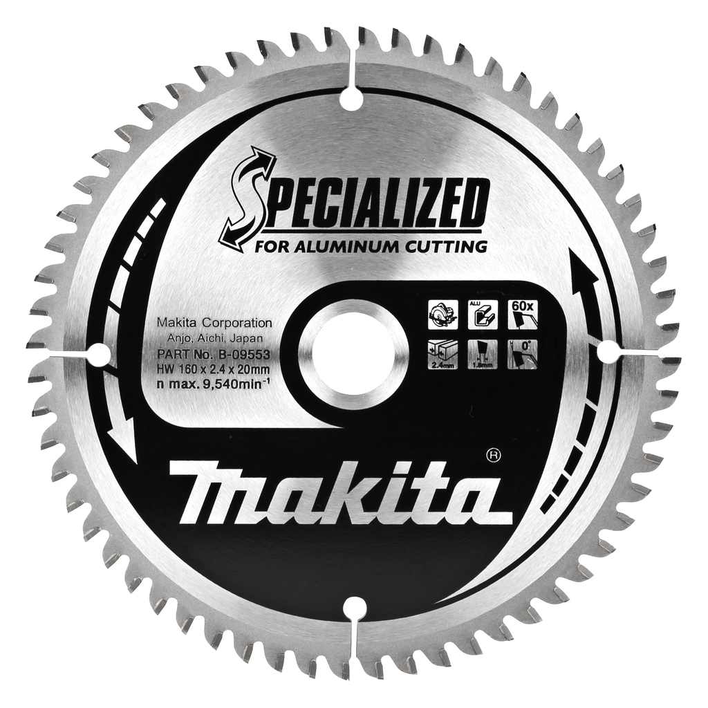 Makita B-09553 Speciális 160 mm-es fűrészlap alumínium vágásához