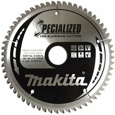 Makita B-09575 Speciális 180 mm-es fűrészlap alumínium vágásához