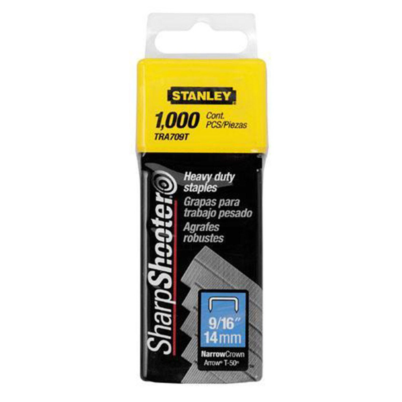 Stanley 1-TRA709T Heavy-Duty 14 mm-es tűzőkapcsok. 1000 db