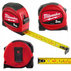 Milwaukee Slimline mérőszalag 3m/16mm