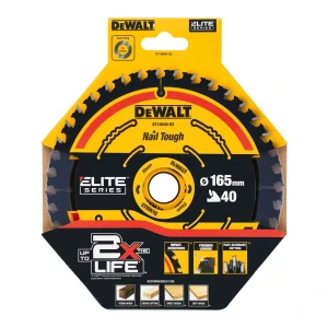DeWALT DT10640 EXTREME fűrészlap. 165 x 16 és 20 mm. 40 fogú