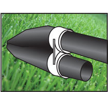 PE DN20 (3/4") tömlőzáró